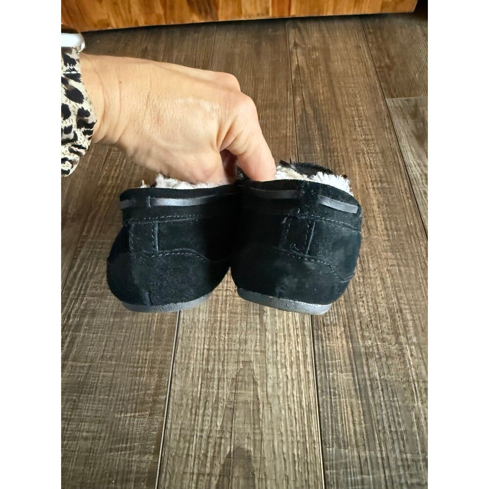 SO Berkley Suede Moccasin Slippers Sz. 8 Black - Picture 4 of 8